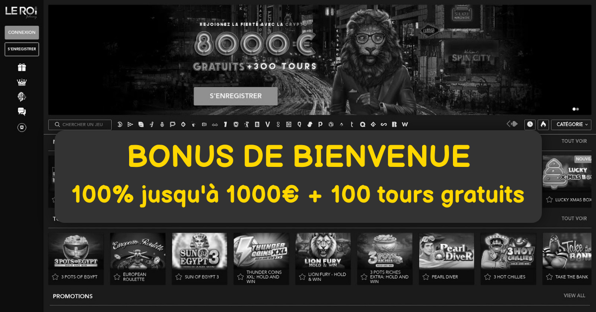 Le Roi Johnny Casino : Meilleurs Slots en Ligne en France